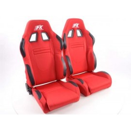Sportseat Set Racecar fabric red /