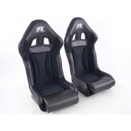 FK sport seats car full bucket seats Set Race 1 with gloss fiberglass cover FKRSE701 / 701