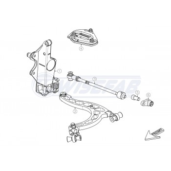 NISSAN S-CHASSIS LOCK KIT FOR S13 HUBS