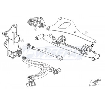 NISSAN S-CHASSIS LOCK KIT WITH RACK RELOCATION KIT FOR S14/15 HUBS