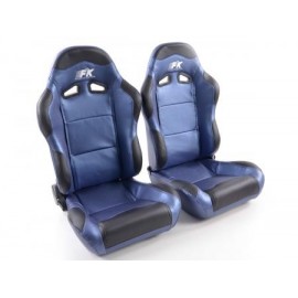 FK sport seats Auto half-shell seats Set Spacelook Carbon in motorsport look FKRSE803 / 804