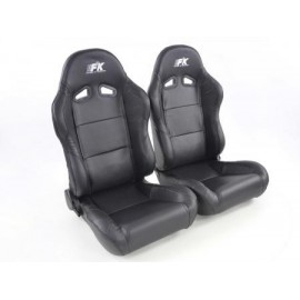 FK sport seats Auto half-bucket seats Set Spacelook carbon in motorsport look FKRSE817 / 818