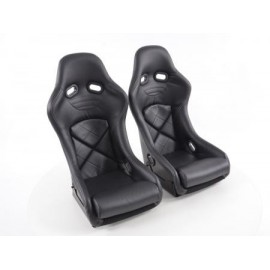 FK Sportseat Auto Bucket seats Set with shell made of carbon