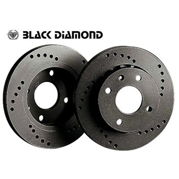Toyota Landcruiser Amazon  (J10) All Models  Rear Disc  5/95-4/98 Rear-Vented  Cross drilled