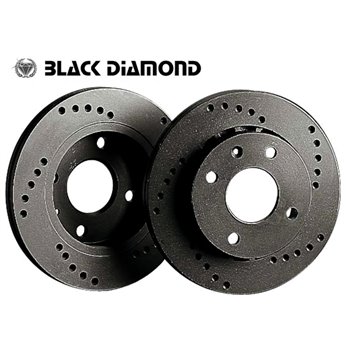Volvo 480  (EX) All Models  Rear Disc (Without Hub)  5/87-3/96 Rear-Steel  Cross drilled