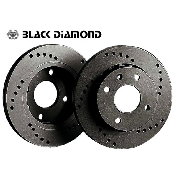 Daewoo Korando All Models  Rear Disc  99-05 Rear-Steel  Cross drilled