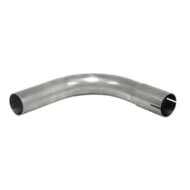Bend with swaged end. Stainless steel 90?? 44.5 mm