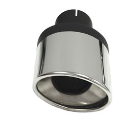 Tailpipe stainless steel "ELLIPS 63 Left"
