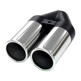 Tailpipes stainless steel "TWIN RONDO"