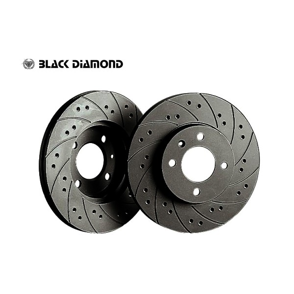 Daihatsu Grand Move 1.6  (G301) Rear Disc  98 - Rear-Steel  Combi drilled / slotted