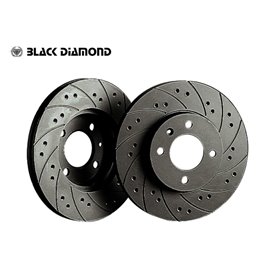 Mitsubishi Shogun Pinin  (Pajero) 1.8 16v  Rear Disc  12/99 - Rear-Steel  Combi drilled / slotted