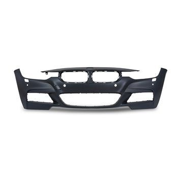 Front bumper in sports-design with PDC holes and HCS suitable for BMW 3er F30 ( LCI ) year 05.2015-