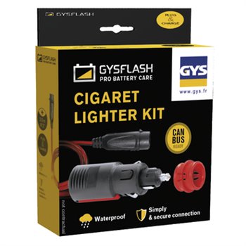 CIGARETTE LIGHTER KIT FOR GYSFLASH 1 TO 7 GYS