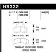 HAWK HB332Y.654 brake pad set - LTS type