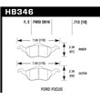HAWK HB346E.713 brake pad set - Blue 9012 type (18 mm)