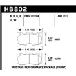 HAWK HB802G.661 brake pad sets DTC-60