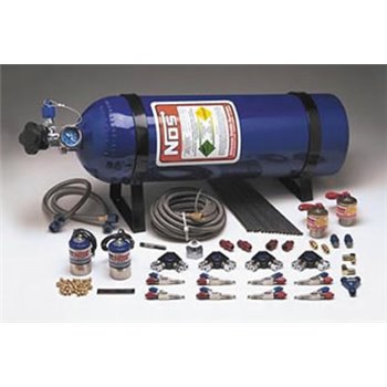 NOS 05150 Nitrous Oxide System, EFI, Dry, 40-75 hp, 20 lb. Bottle, Blue, Volkswagen, 1.8/2.0L, Kit