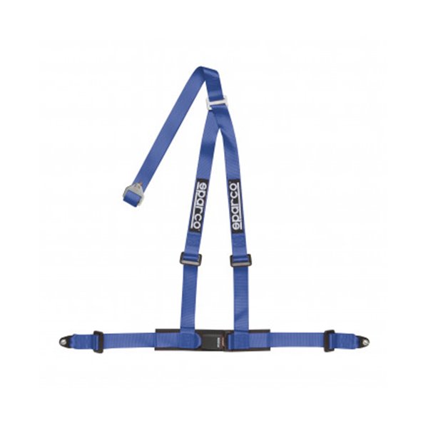 SPARCO street harnesses 2 INCH 3PT BOLT-IN BLUE