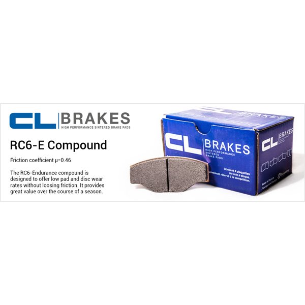 CL Brakes brake pad set 4147 (Front: 1set-12 pads) RC6-E