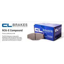 CL Brakes brake pad set 5004W50T20 RC6-E