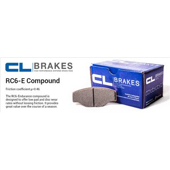 CL Brakes brake pad set 5056W57T17,5 RC6-E