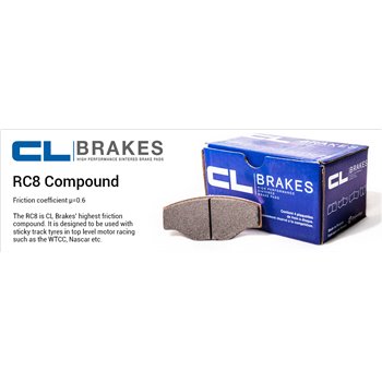 CL Brakes brake pad set 4026 RC8