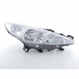 Spare parts headlight right Peugeot 207 (type W) Yr. 06-09