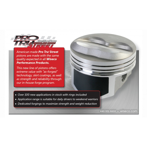 Wiseco Piston Kit Chevy BB Pro-Tru FT Marine 1645 4500H