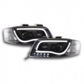 Daylight headlight  Set with DRL Audi A6 type 4B Yr. 01-04 black