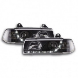 DRL Daylight headlight  BMW serie 3 E36 saloon black