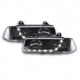 DRL Daylight Headlight  BMW serie 3 E36 Coupe/Cabrio black RHD