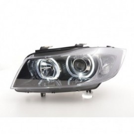 Angel Eye headlight LED BMW serie 3 E90/E91 Yr. 2005-2011 black