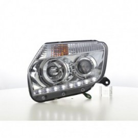 Daylight headlights for Dacia Duster from 2014 on chrome