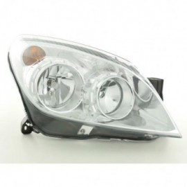 Spare parts headlight right Opel Astra H Yr. 07-09, chrome