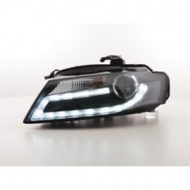 Daylight headlights with LED DRL Audi A4 B8 8K Yr. 07-11 black