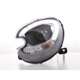 headlights Xenon Daylight LED DRL look  Mini Countryman R60 year 10-17 black