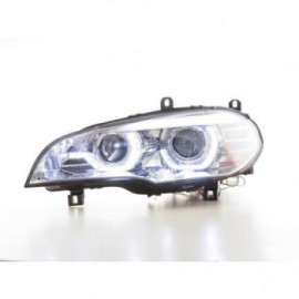 headlights Xenon Daylight LED daytime running light BMW X5 E70 Yr. 06-10 chrome AFS
