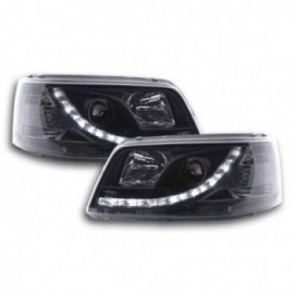 Daylight headlights with LED DRL VW Bus T5 Yr. 03-09 black