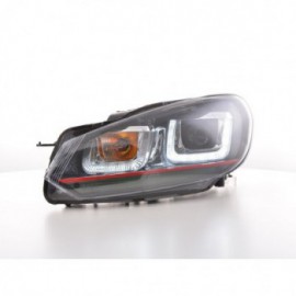 headlights Daylight LED daytime running light  VW Golf 6 year 08-12 black GTI-Look