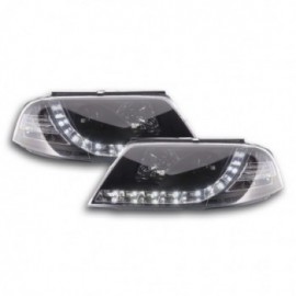 Daylight headlights with LED DRL look VW Passat type 3BG Yr. 00-05 black