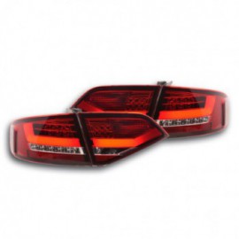 Led rear lights Audi A4 B8 8K saloon Yr. 07-11 red/clear