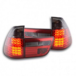 Led Taillights BMW X5 type E53 Yr. 98-02 black/red