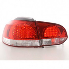 Led Rear lights VW Golf 6 type 1K Yr. 08- clear/red