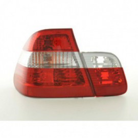 Taillights BMW serie 3 saloon type E46 Yr. 98-01 white red