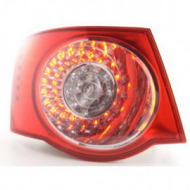 Spare parts Taillights left VW Jetta 5 type 1KM Yr. 05- clear/red