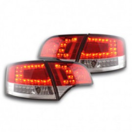 Led Taillights Audi A4 Avant type 8E Yr. 04-08 red/clear