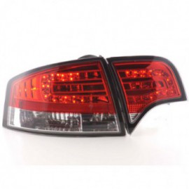 Led Taillights Audi A4 saloon type 8E Yr. 04-07 red/clear