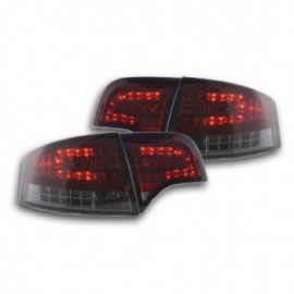 Led Taillights Audi A4 saloon type 8E Yr. 04-07 red/black