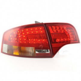 Led Taillights Audi A4 B7 8E saloon Yr. 04-07 red/black