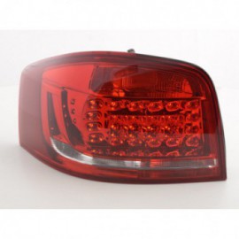 Taillights LED Audi A3 3doors (8P) Yr. 2010-2012 red/clear